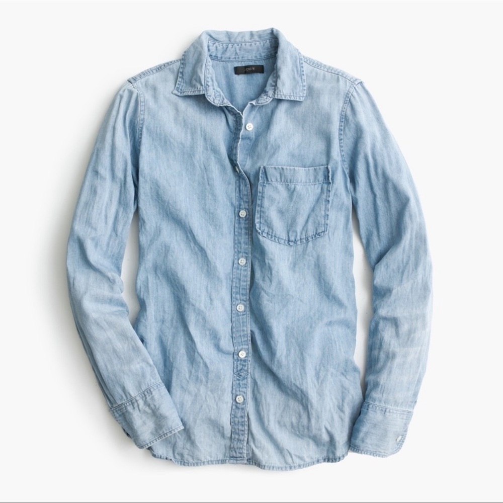 J. Crew classic chambray button down